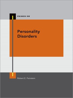 cover image of Personality Disorders